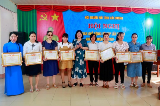Hải Dương quan tâm phụ nữ và trẻ em khiếm thị