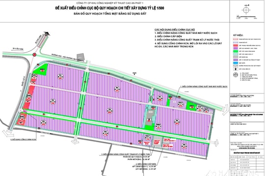 Điều chỉnh quy hoạch chi tiết xây dựng khu công nghiệp An Phát 1