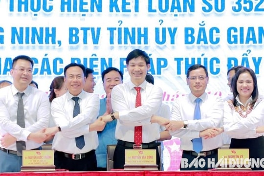 Thúc đẩy liên kết vùng giữa 5 địa phương của 3 tỉnh Quảng Ninh, Hải Dương, Bắc Giang