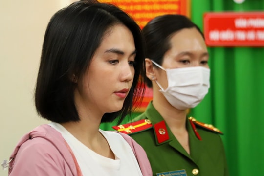 Người mẫu Ngọc Trinh bị bắt