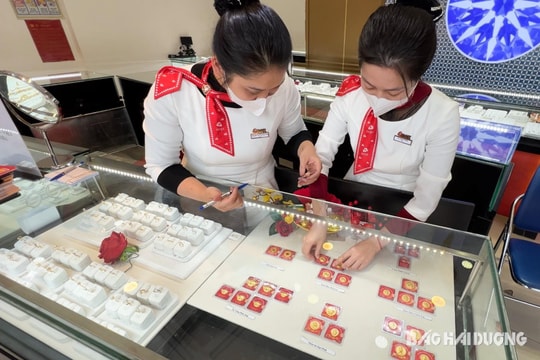 Giá vàng SJC tăng, sức mua tại Hải Dương ở mức rất thấp