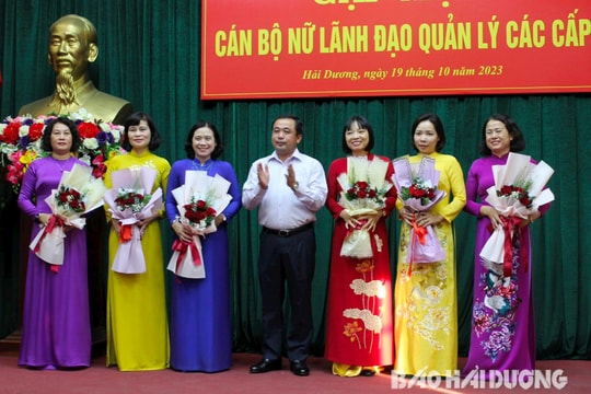 Quan tâm đào tạo, bồi dưỡng, tạo nguồn cán bộ nữ