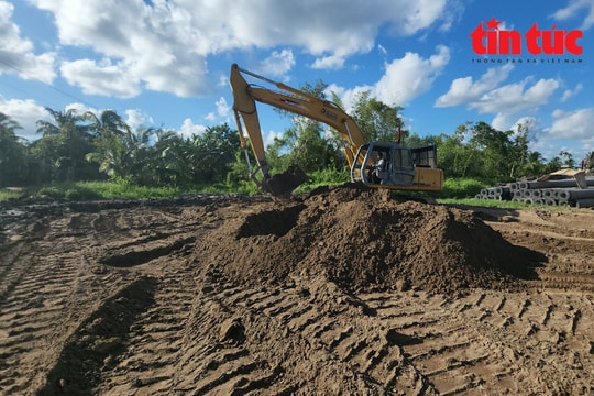 Tín hiệu tích cực từ thí điểm sử dụng cát biển làm vật liệu đắp nền đường