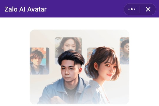 Đu trend hot tạo ảnh chân dung bằng Zalo AI Avatar