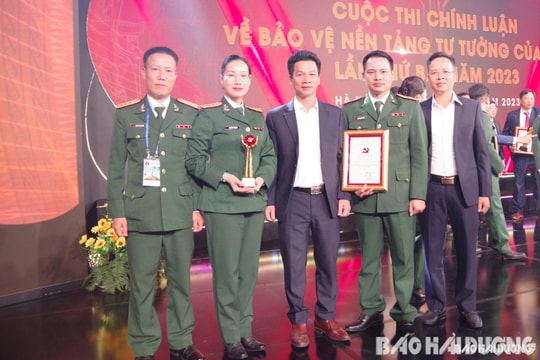 Nhóm tác giả ở Hải Dương đoạt giải triển vọng Cuộc thi chính luận bảo vệ nền tảng tư tưởng của Đảng