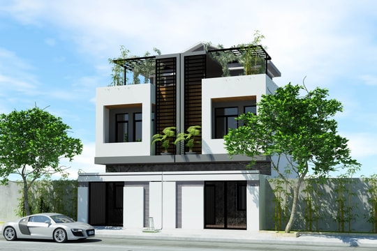 Mẫu nhà liền kề 2 tầng đẹp chi phí thấp