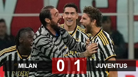  Milan 0-1 Juventus: Bà đầm già vào Top 3