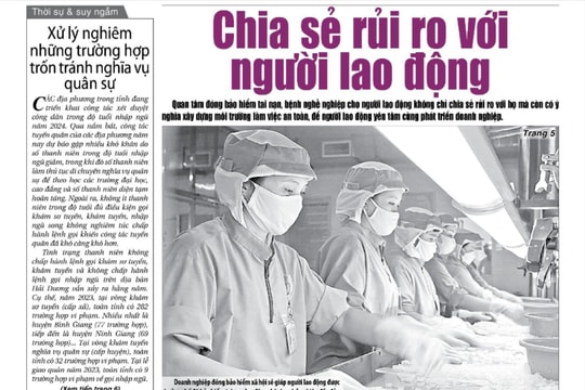 Xem gì trên báo Hải Dương ngày 23/10?