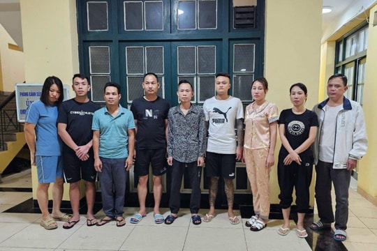 Triệt phá ổ nhóm tổ chức đánh bạc lên tới hơn 1.000 tỷ đồng ở Hà Nội 