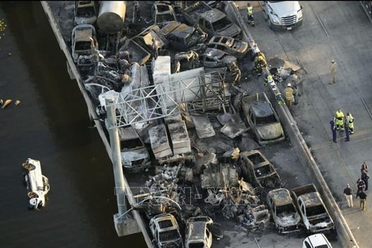 Tai nạn liên hoàn trên cao tốc ở bang Louisiana vì "siêu sương mù"