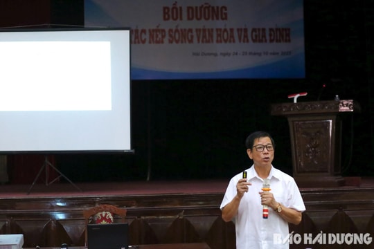 270 cán bộ được bồi dưỡng về công tác nếp sống văn hóa, gia đình