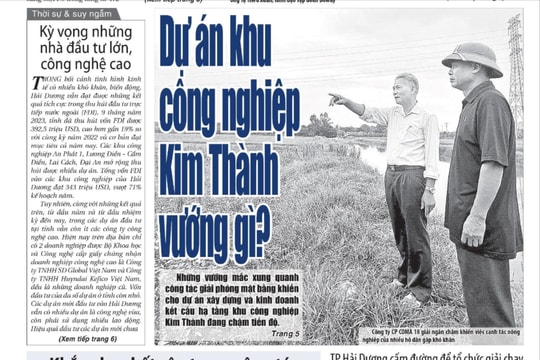 Xem gì trên báo Hải Dương ngày 26/10?