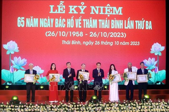 Kỷ niệm 65 năm Ngày Bác Hồ về thăm Thái Bình lần thứ ba