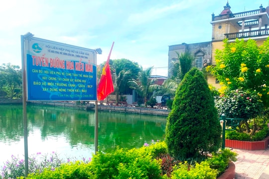 "Bức tranh" nông thôn mới Cẩm Văn
