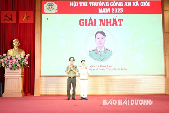 Công an tỉnh Hải Dương lần đầu tổ chức Hội thi Trưởng công an xã giỏi
