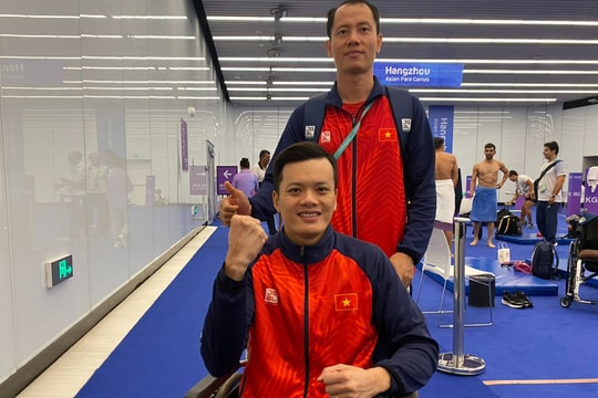 Đoàn Việt Nam giành huy chương vàng đầu tiên tại Asian Para Games 4