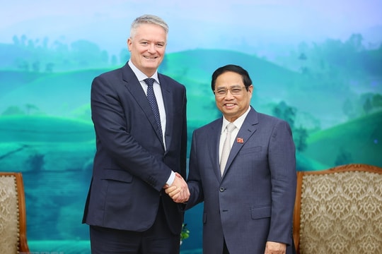 Thủ tướng Phạm Minh Chính tiếp Tổng Thư ký OECD Mathias Cormann
