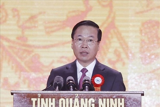 Chủ tịch nước dự Lễ kỷ niệm 60 năm ngày thành lập tỉnh Quảng Ninh