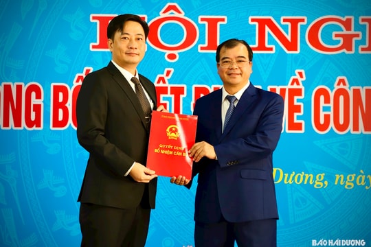 Bác sĩ Vũ Minh Hiệp được giao quyền Giám đốc Bệnh viện Đa khoa tỉnh Hải Dương từ ngày 1/11