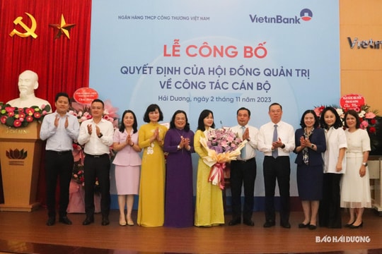 VietinBank Hải Dương có Giám đốc mới