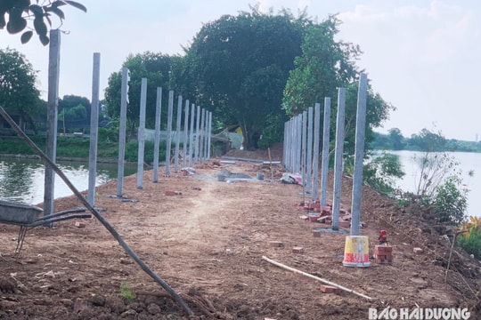 4 vụ vi phạm mới trong phạm vi bảo vệ bờ kênh Bắc Hưng Hải