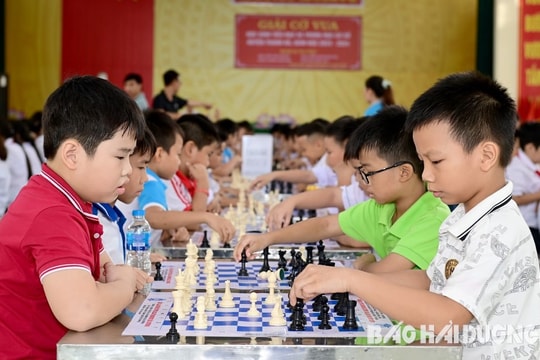 Khối trường xã Thanh Khê đoạt giải nhất tập thể Giải cờ vua học sinh tiểu học và THCS huyện Thanh Hà