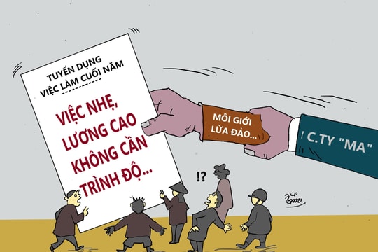 Coi chừng "việc nhẹ lương cao"