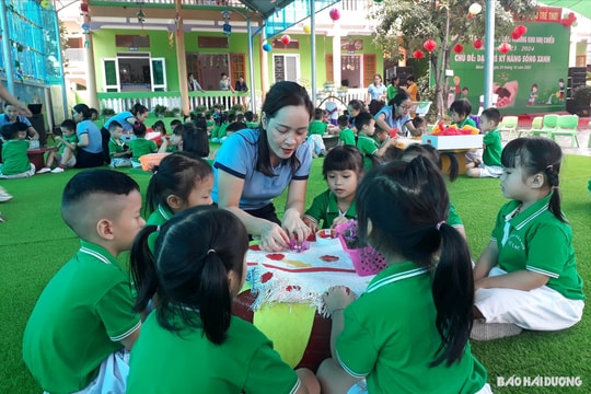 Kinh Môn dạy trẻ em "sống xanh"