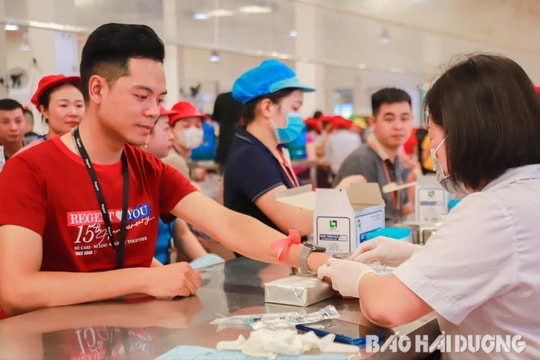 Lan toả phong trào hiến máu tình nguyện trong doanh nghiệp