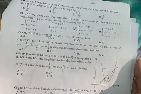 Yên Bái khởi tố thí sinh làm lộ đề thi tốt nghiệp môn toán