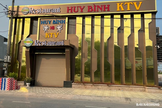 Đình chỉ cơ sở kinh doanh dịch vụ karaoke Huy Bình KTV ở Thanh Hà