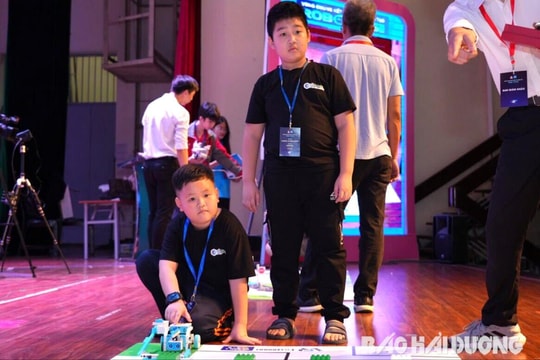 2 học sinh TP Hải Dương đoạt giải robotics