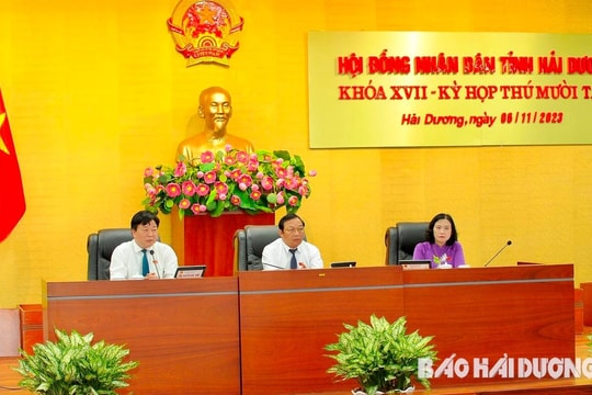 Kỳ họp thứ 18 HĐND tỉnh Hải Dương khóa XVII thông qua 16 nghị quyết