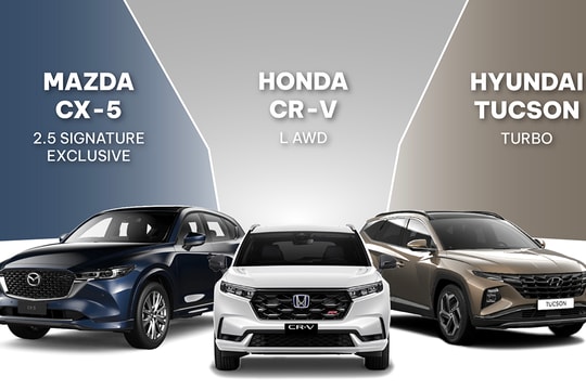 CX-5, CR-V, Tucson - cuộc chiến crossover dẫn động bốn bánh