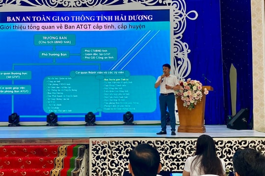 Nâng cao kiến thức tuyên truyền bảo đảm an toàn giao thông