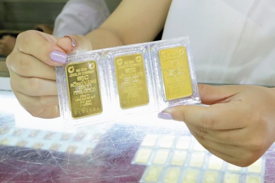 Sáng 10/11, giá vàng trong nước bật tăng