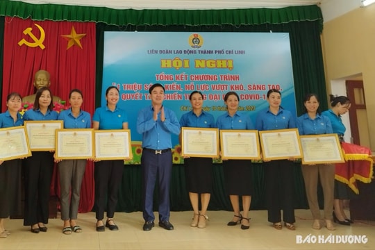 Chí Linh có gần 900 sáng kiến vượt khó, sáng tạo