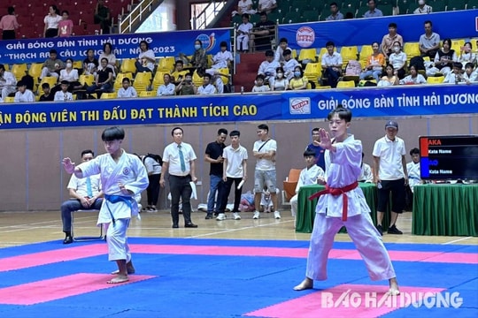 Khai mạc Giải vô địch các câu lạc bộ karate tỉnh Hải Dương 2023