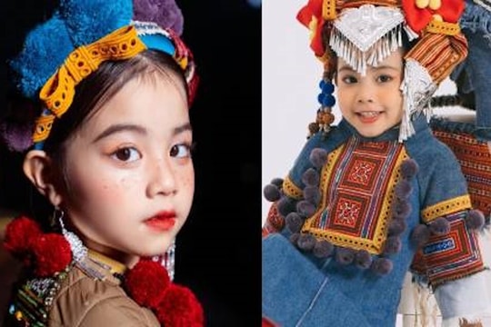 Hoàng Diệp thành mẫu nhí ít tuổi nhất lịch sử Vietnam International Fashion Week