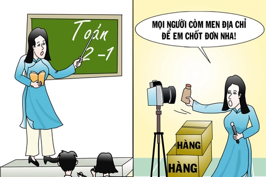 Giáo viên phải "đóng hai vai" 