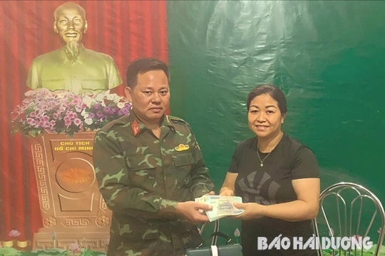 Thiếu tá Có trả lại hơn 100 triệu đồng nhặt được