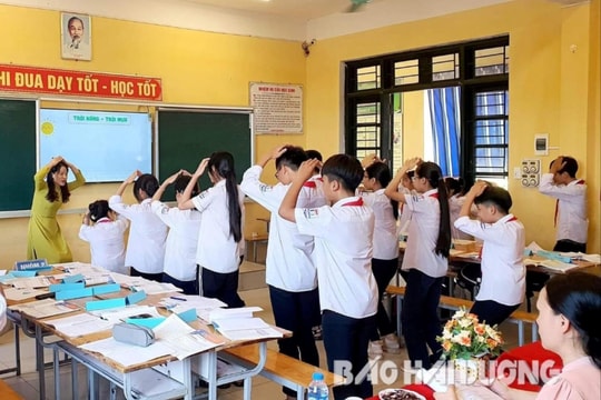 Hải Dương sôi nổi hội thi giáo viên dạy giỏi