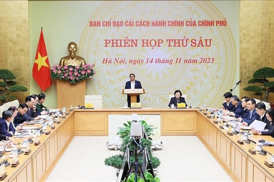 Thủ tướng Phạm Minh Chính chủ trì Phiên họp về cải cách hành chính