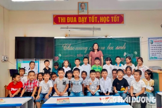 Một cô giáo ở Hải Dương được tuyên dương trong chương trình "Chia sẻ cùng thầy cô"