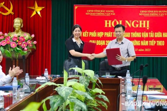 Tăng cường phối hợp phát triển giao thông vận tải giữa hai tỉnh Hải Dương - Bắc Giang