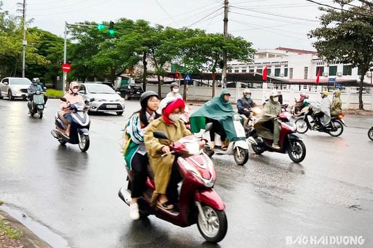 Không khí lạnh tăng cường, Hải Dương tiếp tục mưa rét, nhiệt độ thấp nhất 15 độ 