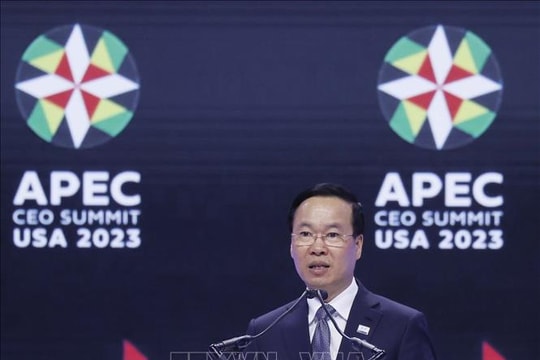 Chủ tịch nước  phát biểu tại Hội nghị thượng đỉnh Doanh nghiệp APEC 2023