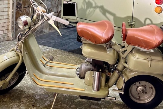 Xe cổ Lambretta Model F 1954 cực hiếm tại Hà Nội có giá 250 triệu đồng