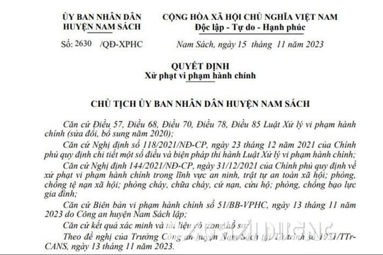 Một thanh niên bị phạt 10 triệu đồng vì cho vay lấy lãi 30.000 đồng