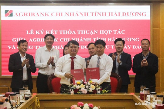 Agribank Hải Dương và Tập đoàn Tây Bắc ký thỏa thuận hợp tác toàn diện